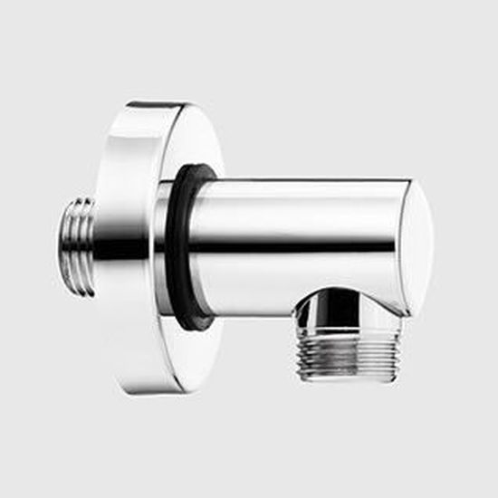 Tuyau de douche coude de sortie chrom/é connecteur