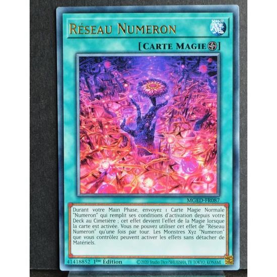 Carte YU-GI-OH MGED-FR087 Réseau Numeron 1ED NEUF FR - Cdiscount Jeux ...