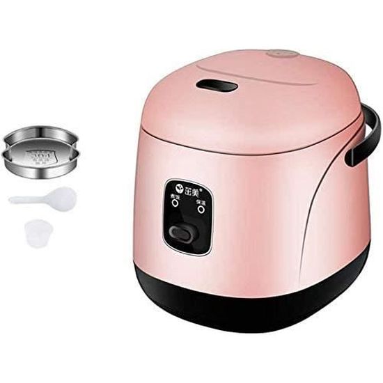 Mini cuiseur à Riz pour Un Usage Domestique Antiadhésives Rice Cooker Automatique Capacité 1.2L pour 1-3 Personnes Cuiseurs à