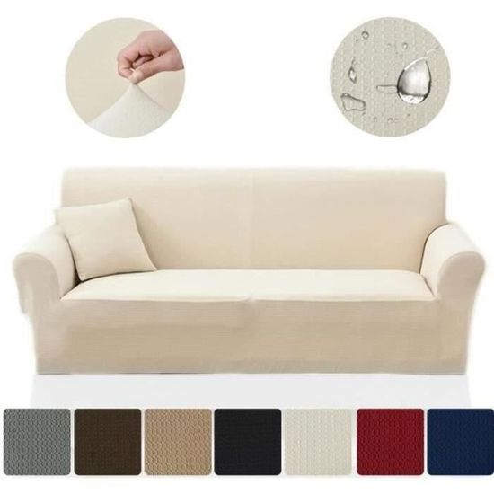 1-Pièce Jacquard Housse de Canapé Extensible, Peluche
