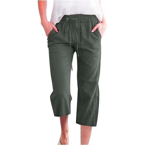 Short J.Crew Homme Taille 36 Vert à Carreaux - Coupe Classique Chino Léger été