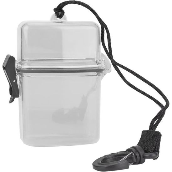 Boîte étanche Kayak/bateau – Petite, Plastique Noir, Imperméable, Neuve