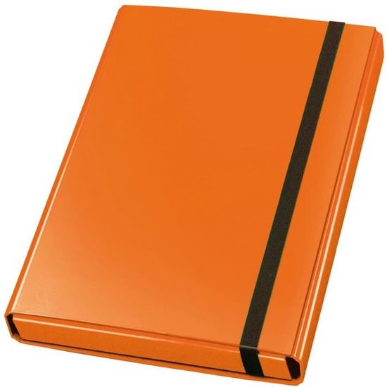 Classeur Veloflex Velocolor Rouge A4 – 4 Anneaux En D, Capacité 250 Feuilles, Carton Laminé