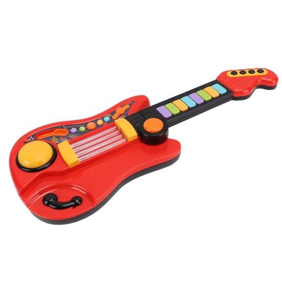 LES jouet de guitare électrique pour enfants Jouet de guitare électrique  multifonctionnel pliant enfants guitare piano musique - Cdiscount