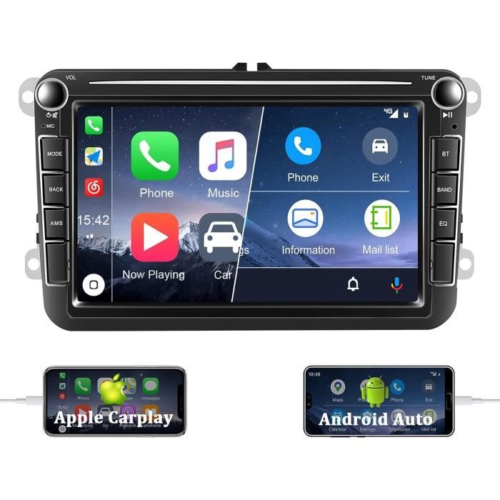 Autoradio Android 13 Pour Audi A4 2004-2008 - 9 Pouces, 4+128 Go, CarPlay Sans Fil, GPS, Caméra De Recul Incluse