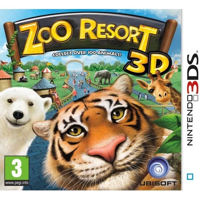 ZOO RESORT 3D / Jeu console 3DS