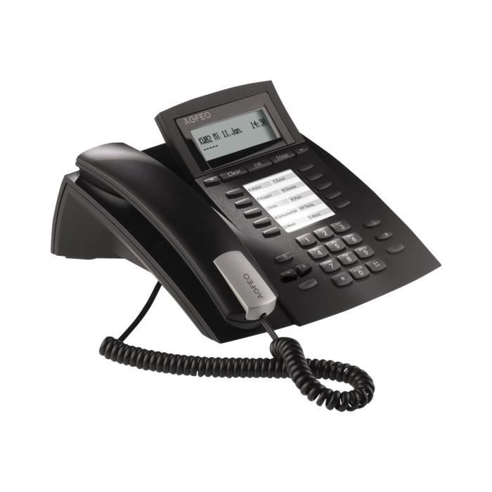 AGFEO ST 22 IP Téléphone VoIP noir