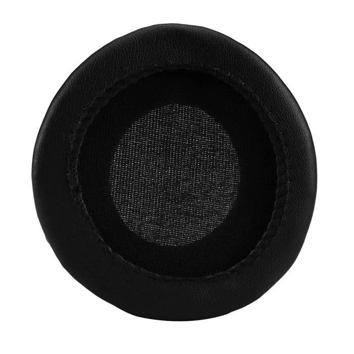 1 paire de coussinets d'oreille en cuir pour protéines avec casque 70MM