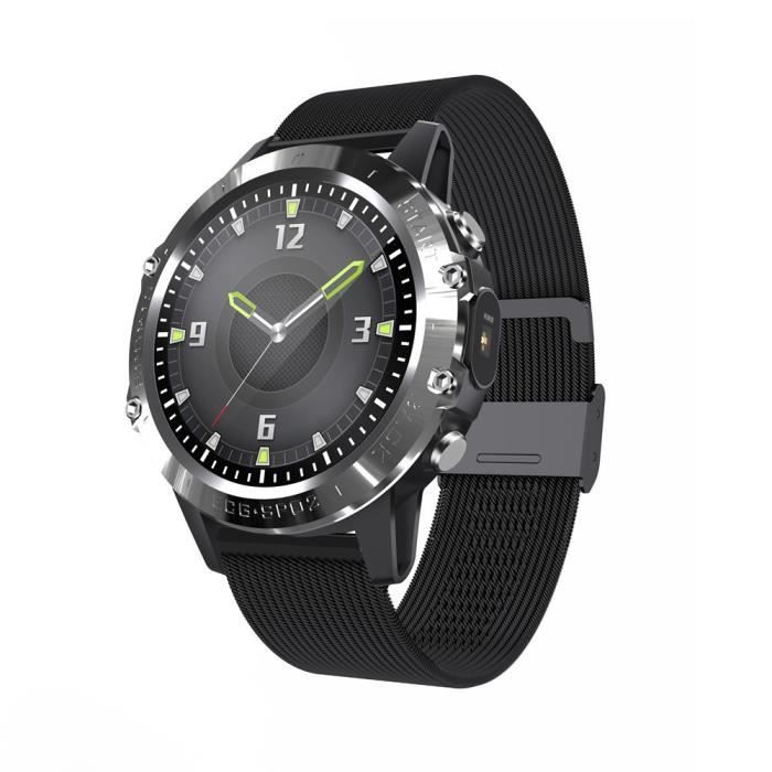 Montre Intelligente Noir Bluetooth P8 Plein Écran Tactile Imperméable Surveillance Santé