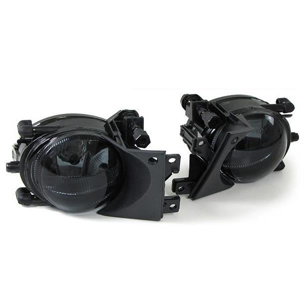 2 ANTIBROUILLARD NOIR BMW SERIE 5 E39 PHASE 2 DE 09/2000 A 2003