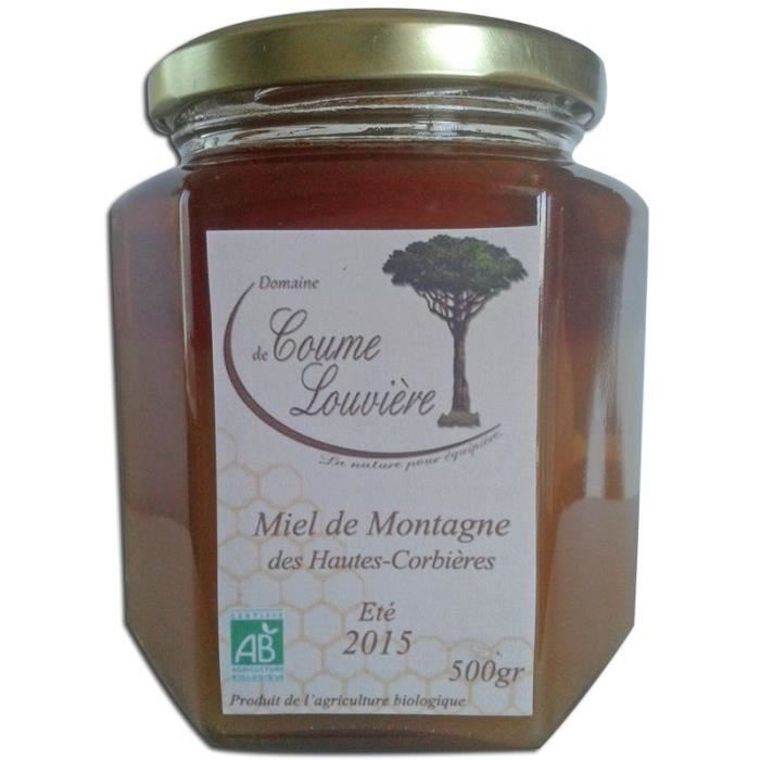 Miel de montagne Bio des Hautes Corbières 500 g