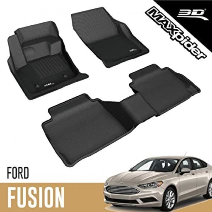 ford mondeo 2014-2019 tapis de sol en caoutchouc pour voiture auto tous temps antidérapant imperméable recouvrement total