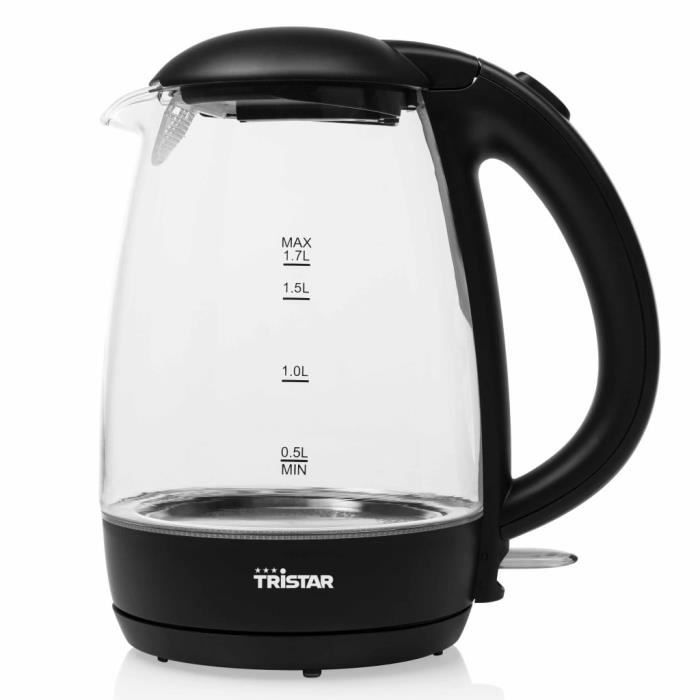 Bouilloire électrique 2200 W 1,7 L - Verre