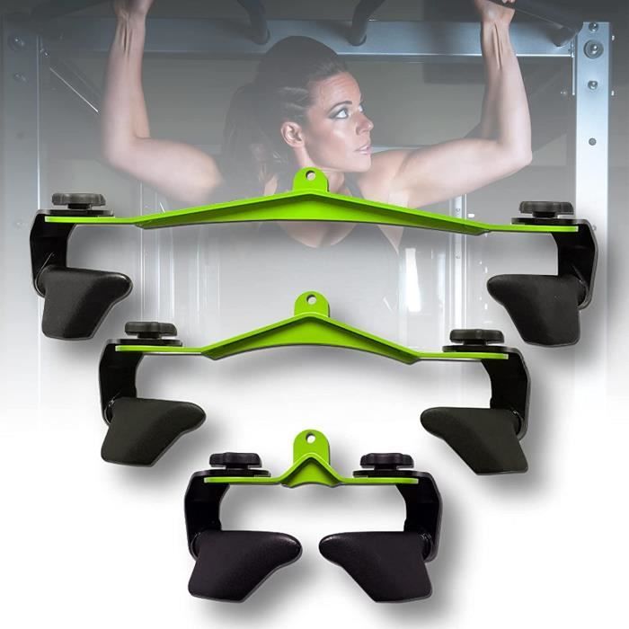 ZPCSAWA Barre en V Traction Caoutchouc pour Triceps--Biceps, Barre de Tirage Gym Fitness Equipement pour Fixation sur n'import239
