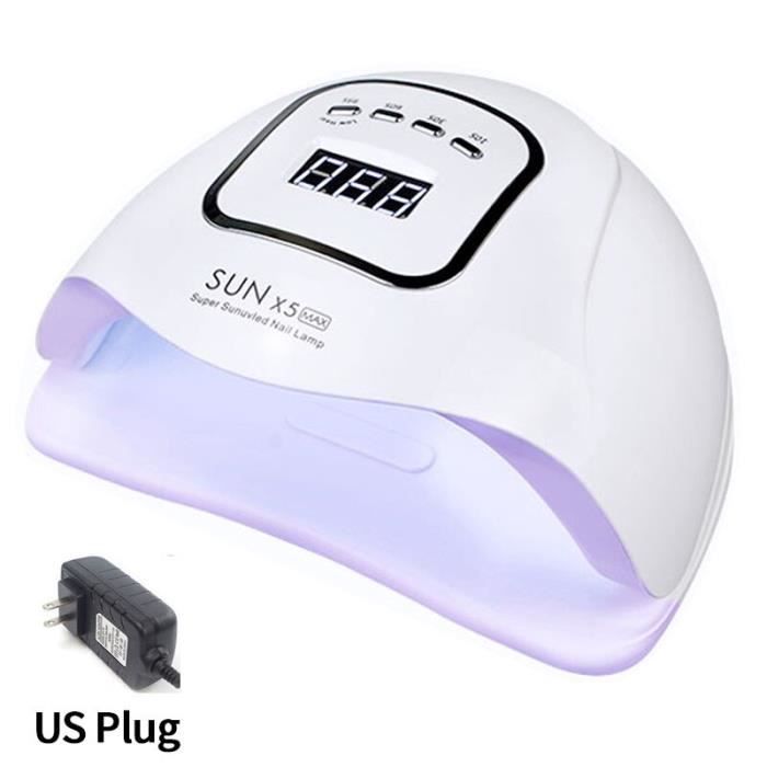 SUN X5 MAX US -LAMPE À UV LED POUR Manucure sèche ongles Avec 45 Pièces LED écran LCD Lampe POUR Gel Vernis séchage Lampe Pour Ongle