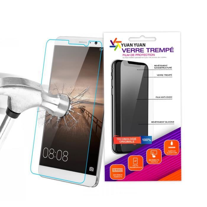 Film vitre pour Mobile OPPO A5 2020 6.5- Verre trempé de Protection Transparent - Marque Yuan Yuan