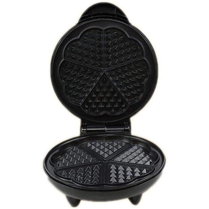 GAUFRIER ZXYY Plaque antiadheacutesive de Conception en Acier Inoxydable pour gaufrier Rond et controcircle Automatique de la te1126