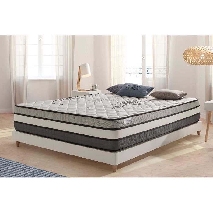 MATELAS COSMOS - Matelas Solar 180x200 Cm - 1-2 Personnes - Système Multicouches Extra Confort Active Latex - Très14