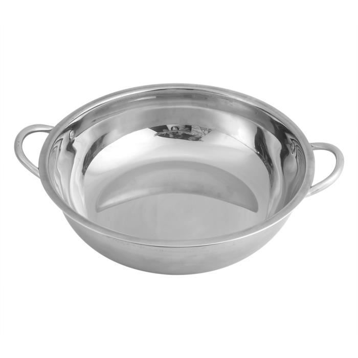 Garosa marmite à soupe 30CM acier inoxydable Hot Pot cuisinière à induction maison cuisine batterie de cuisine soupe casseroles