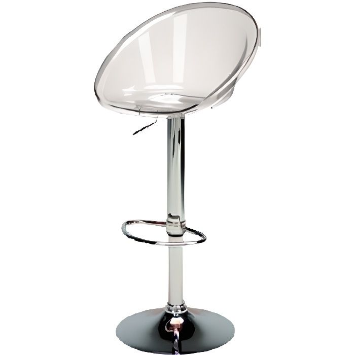 Tabouret de bar transparent Roxy