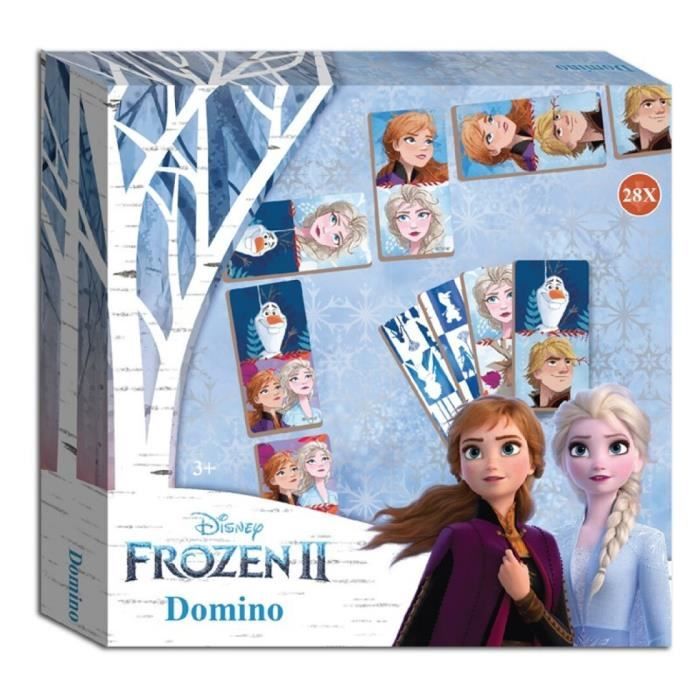 Frozen II la Reine des neiges 2 Domino 28 Pieces