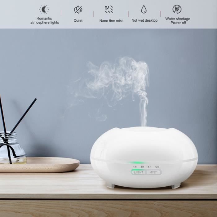 1 PC 500 Diffuseur d'huile essentielle Ultrasons Aromathérapie Humidificateur avec prix US (grain de bois HUMIDIFICATEUR