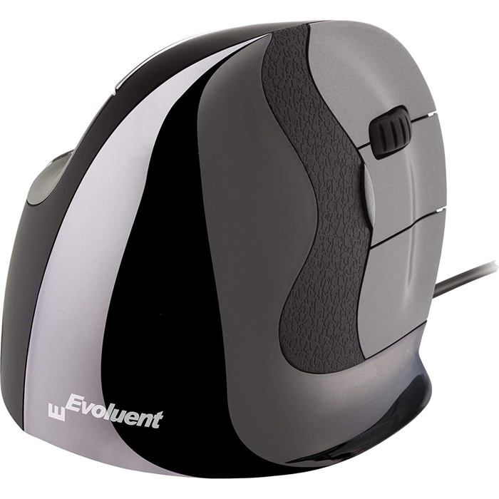 Evoluent VerticalMouse D Small - Souris filaire ergonomique - droitier - capteur laser 2600 dpi - 5 boutons programmables (