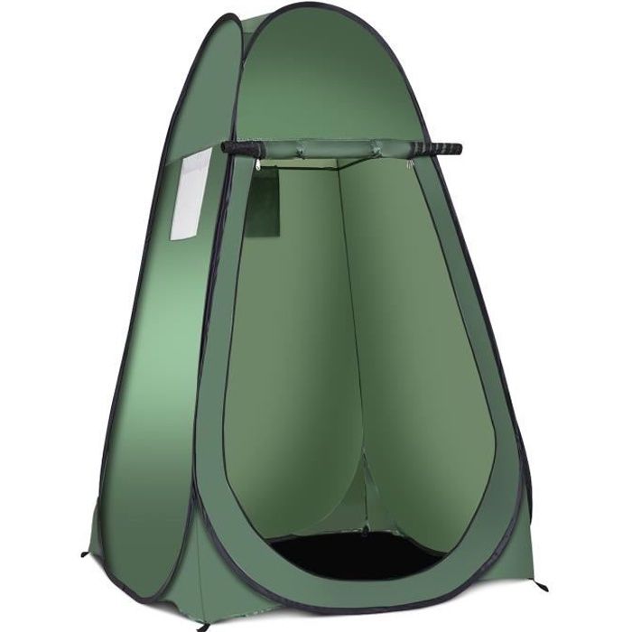 GIANTEX Tente de Douche Instantanée Toilettes Vestiaire pour Camping Pêche Chasse Plage Dimension 120x120x190CM