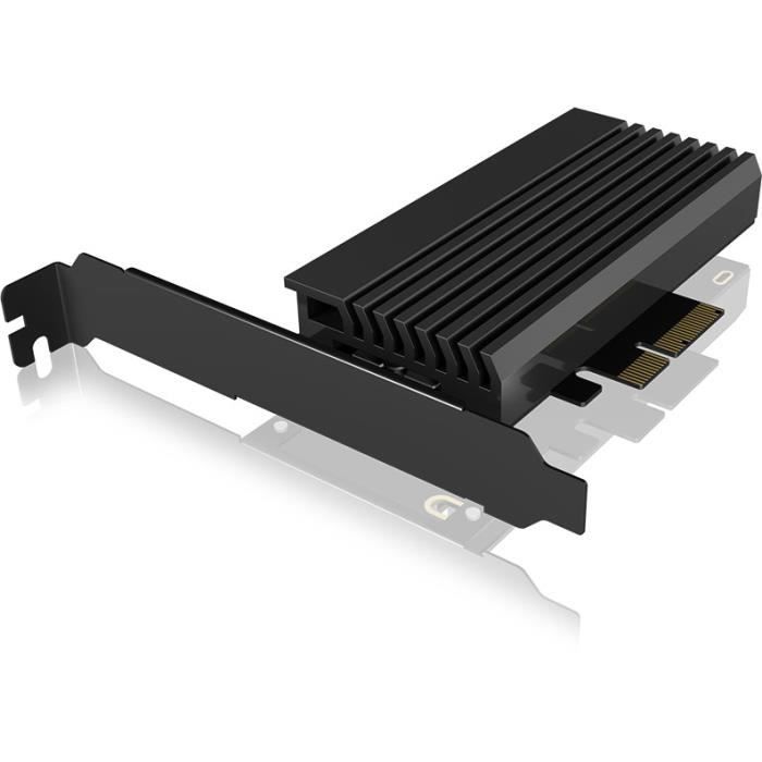 ICY BOX IB-PCI214M2-HSL - Carte PCI Express avec emplacement M.2 PCIe NVMe 3.0 4x ( Catégorie : Carte contrôleur )