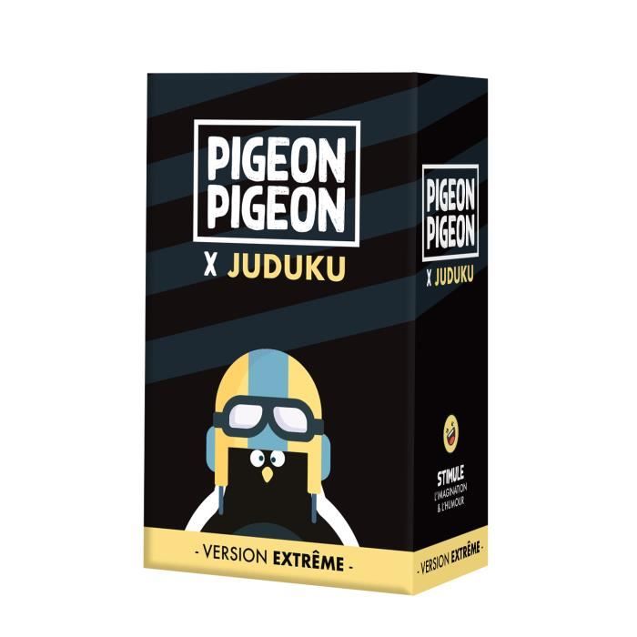 Pigeon Pigeon 🇫🇷 - Version Extrême - Jeu de société fabriqué en France - La Collaboration avec JUDUKU - Jeux d'ambiance, Bluff, cr