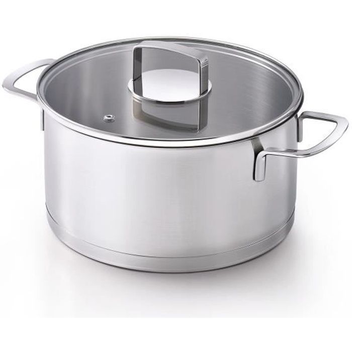 KITCHEN FUN BY BEKA 13811244 Mambo Faitout + couvercle 24 cm - Tous feux + induction et four