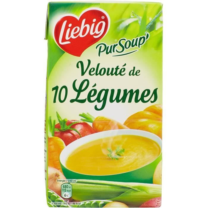 Liebig Velouté de 10 Légumes 1L - Lot de 4