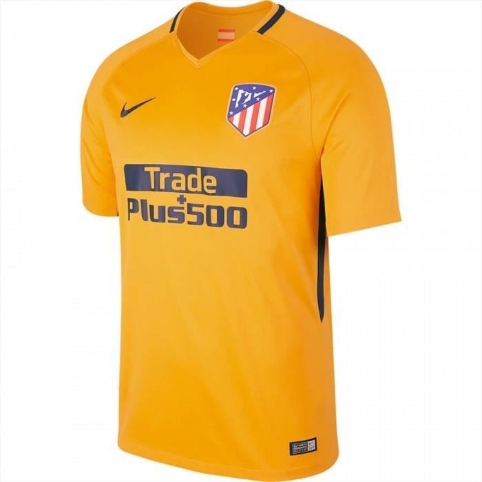 Camiseta Fútbol Atlético De Madrid 2ª Amarilla 2017/18 Niño