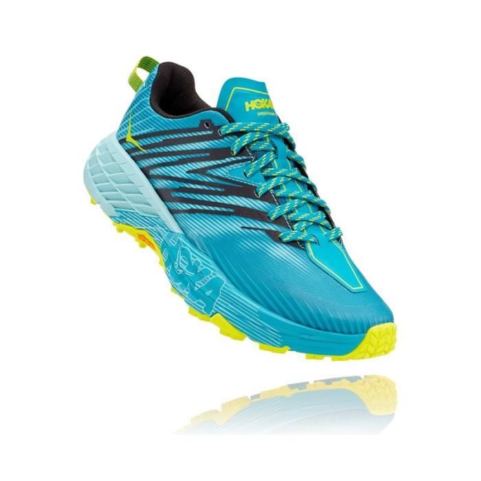 Basket running Femme Hoka Speedgoat 4 bleu angel
