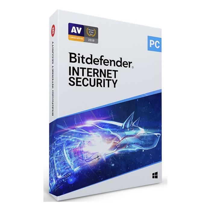 Bitdefender Internet Security 1 Device - Abonnement 1 an - A télécharger