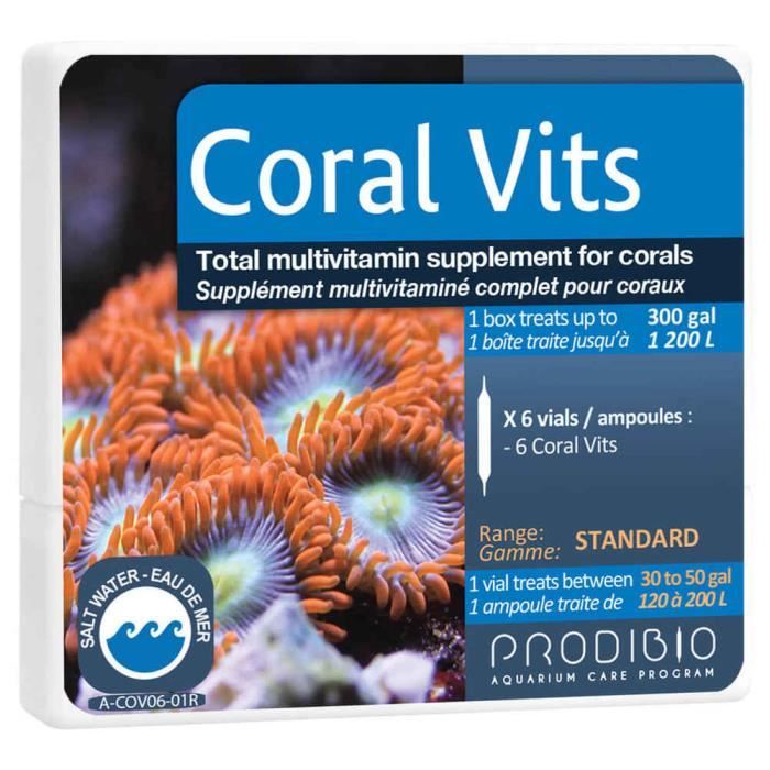 Prodibio - Supplément Multivitaminé Coral Vits pour Coraux - x6