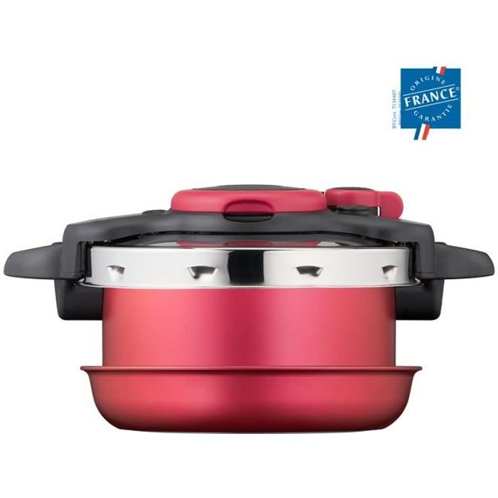TEFAL INGENIO P4704200 Batterie de cuisine 8 pièces, Induction, Poêle, Casserole, Cuisson vapeur, Fabriqué en France, All In One