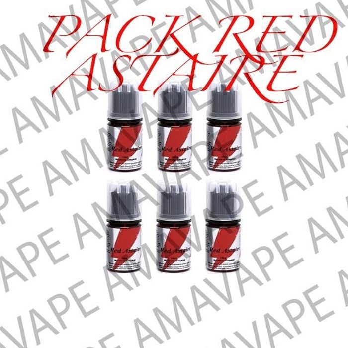 Pack 5x Concentré Red Astaire 30ml + 1 Cadeau Surprise AMAVAPE - Sans nicotine ni tabac - Vente interdite au moins de 18 ans - AMAVA