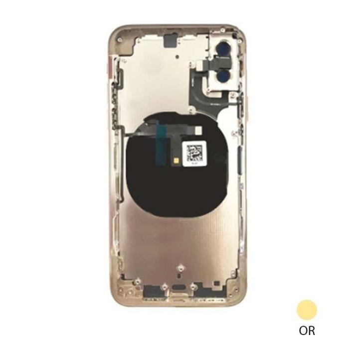 Chassis Neutre pour iPhone XS Or - sans nappes