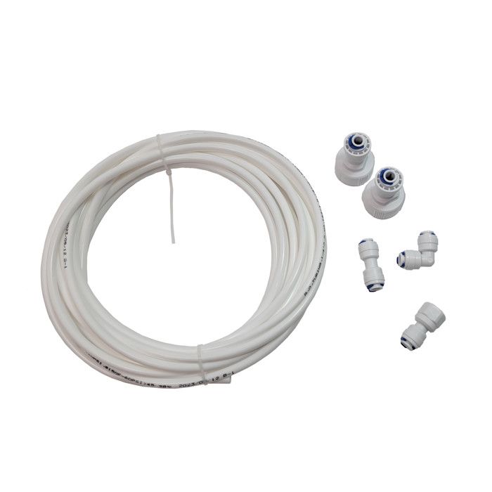 Kit arrivee d'eau : tuyau (6m) + raccords UKT001 (125878-19067) - Réfrigérateur, congélateur - WPRO (12443)