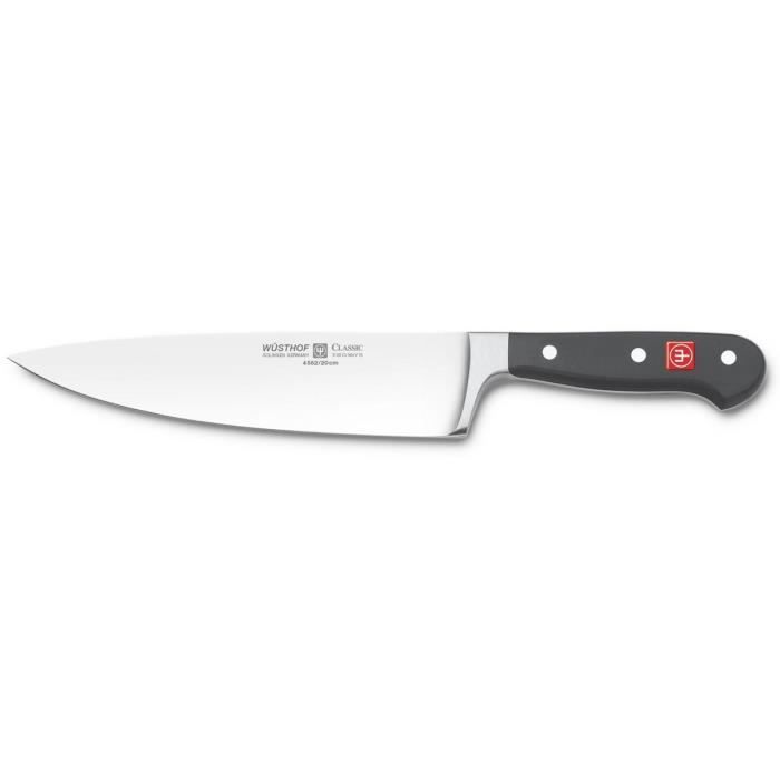 WÜSTHOF CLASSIC Couteau de chef 20cm noir