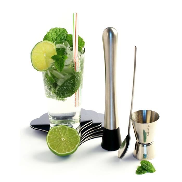 YOKO DESIGN Kit pour Réaliser des Mojitos