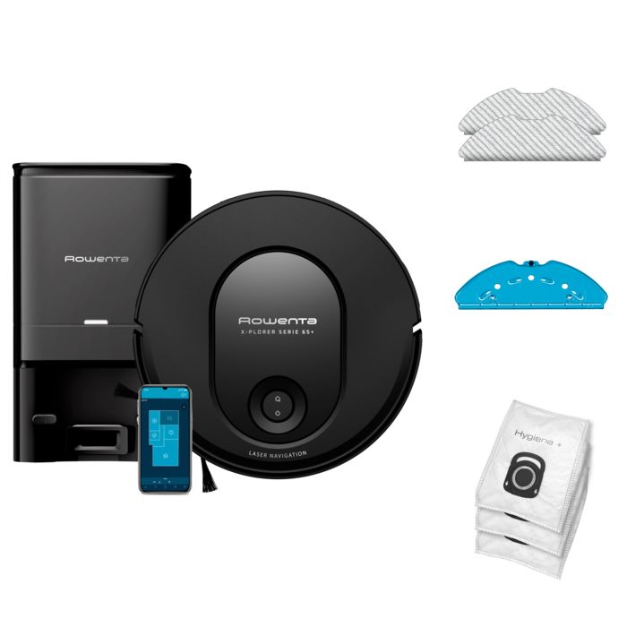 ROWENTA RR8L85WH X PLORER Serie 65+ Aspirateur robot Navigation méthodique - vue 9