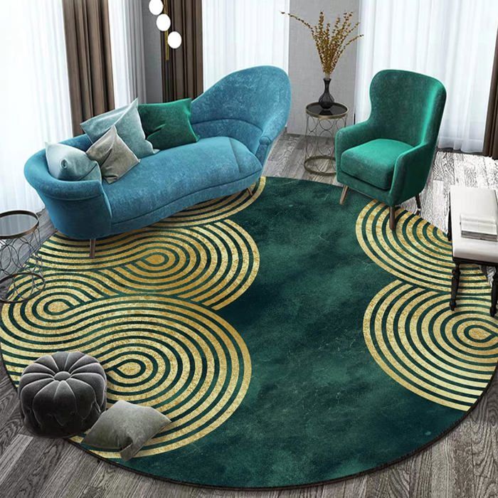 Tapis Rond Moelleux, Protection Pour Chambre, Lavable En Machine, 90 Cm, Tapis Doux Pour Canapé, Beige. | Leroy Merlin