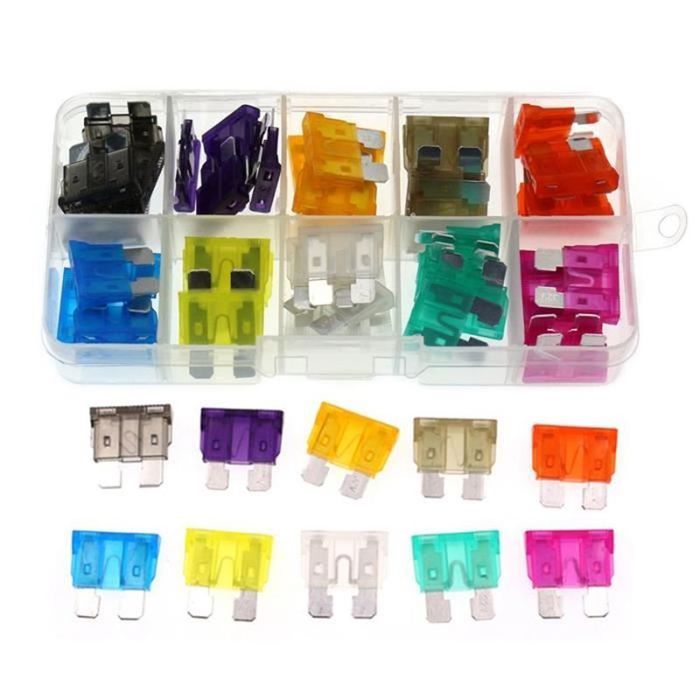 Lot De 50 Fusibles ATC-35 Violet 35A - Protection électrique Pour Voitures, Camions Et Véhicules Récréatifs