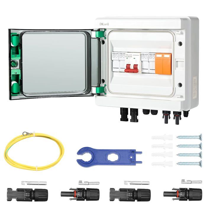 Boîte De Jonction à 4 Cœurs - Plaque De Liaison - Entrée Speakon - Haut- Parleur - Support De Montage Robuste