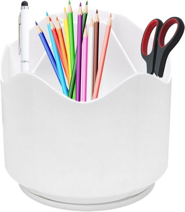 Pot À Crayon En Métal Rond Porte-Crayons Et Porte-Stylo En Aluminium Pot À Crayon En Métal Rond Porte-Crayons Et Porte-Stylo En Aluminium