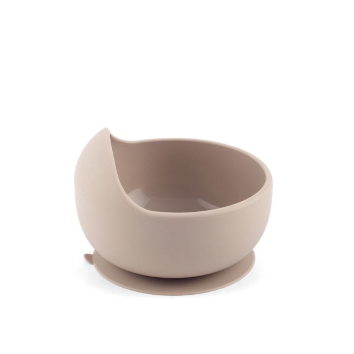 Lot De 3 Bols Bébé Ventouse Silicone - Sans BPA, Anti-renversement, Design Crabe, Lavable Micro-ondes Et Lave-vaisselle (bleu/beige/rose)