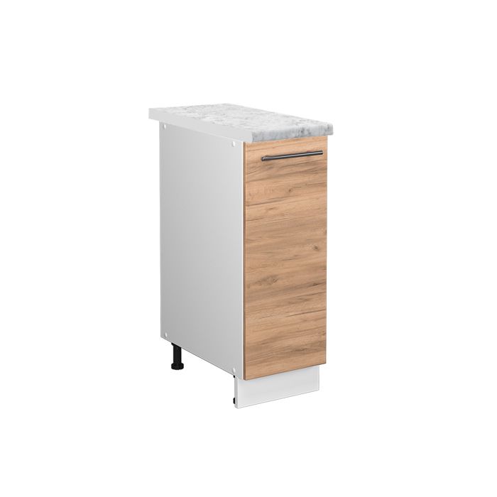 Vicco Meuble Cuisine Fame-Line, Chêne de Force doré, 50cm sans PT, à Combiner avec d'autres modules de la série Fame-Line