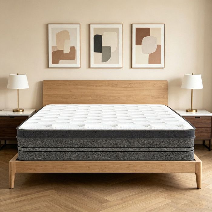 Matelas - YIDATONG - HYBRID 30 cm - 140x200 cm - Ressorts ensachés - Mémoire de forme